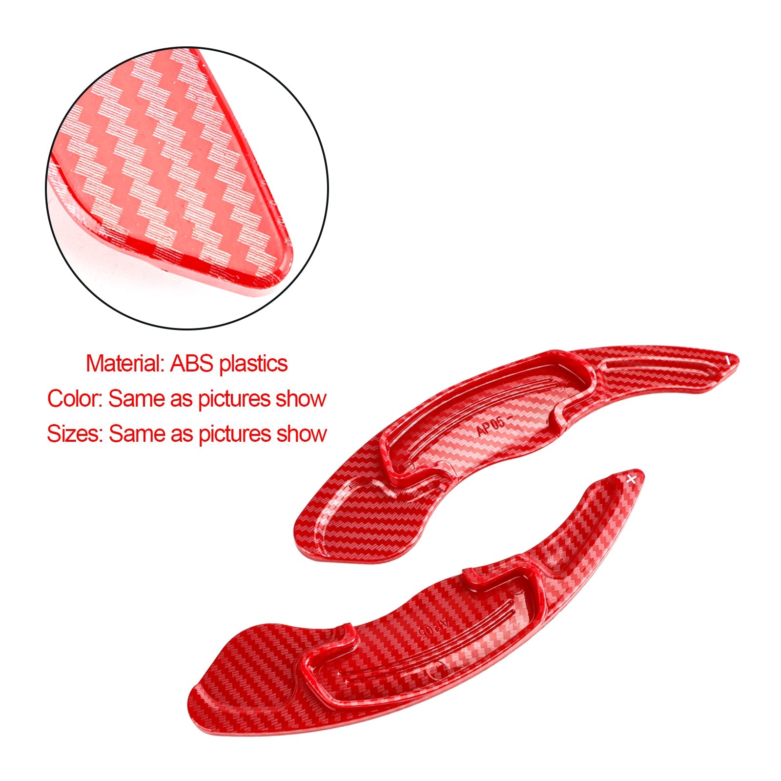 Red Steering Wheel Paddle Shifter Extension Fit Honda Accord 2014-2019