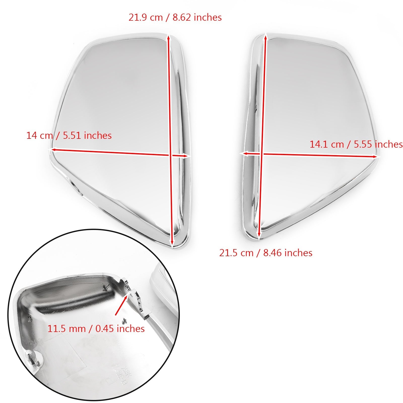 1986-2020 Yamaha Virago 1100 XV1100 Battery Side Cover Left&Right Generic
