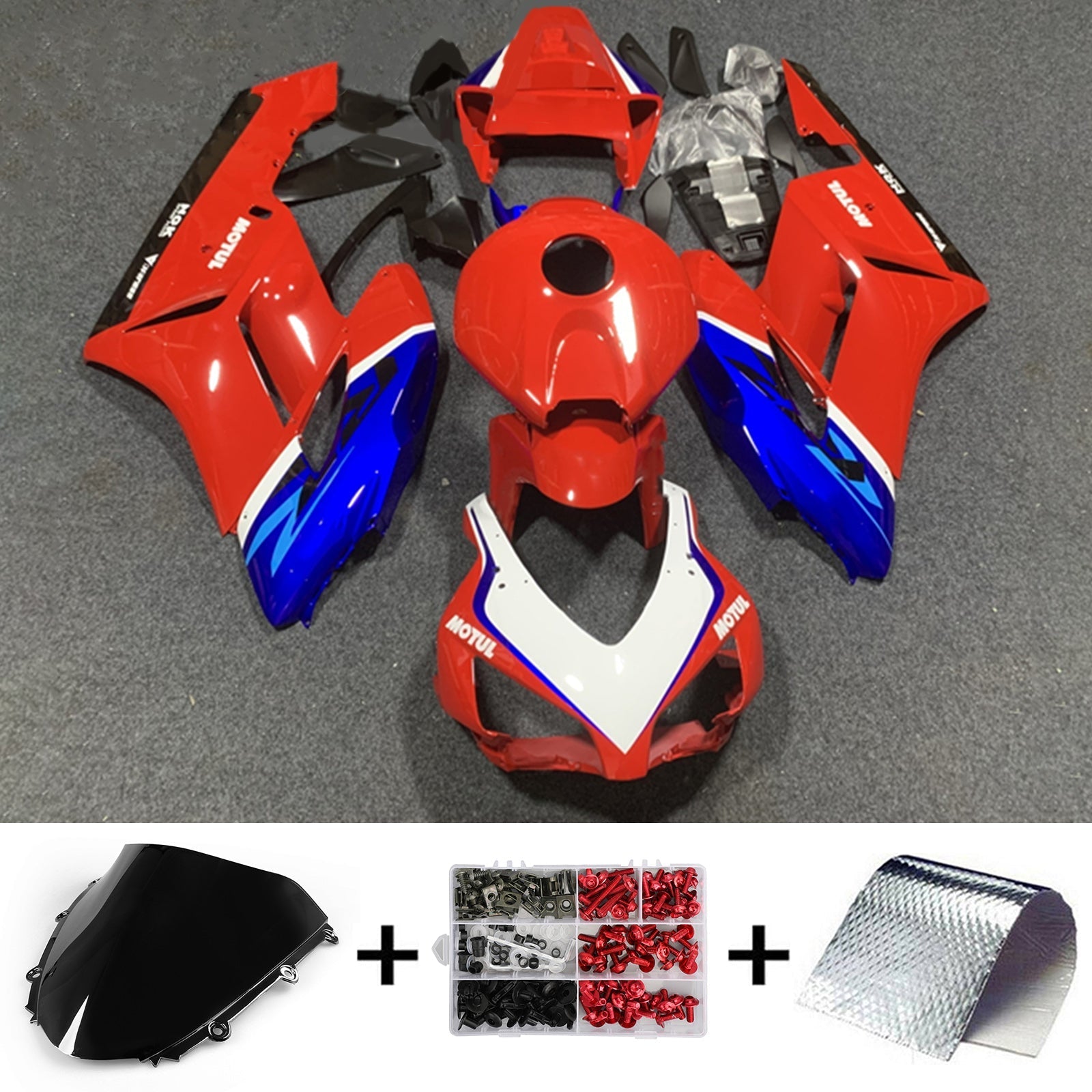 2004-2005 Honda CBR1000RR Fairing Kit Bodywork Plastic ABS