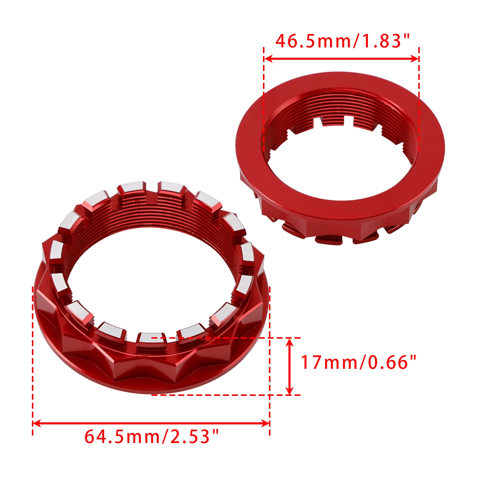 Red Rear Wheel Axle Nut For Ducati Monster Multistrada Diavel MTS 1200 1260