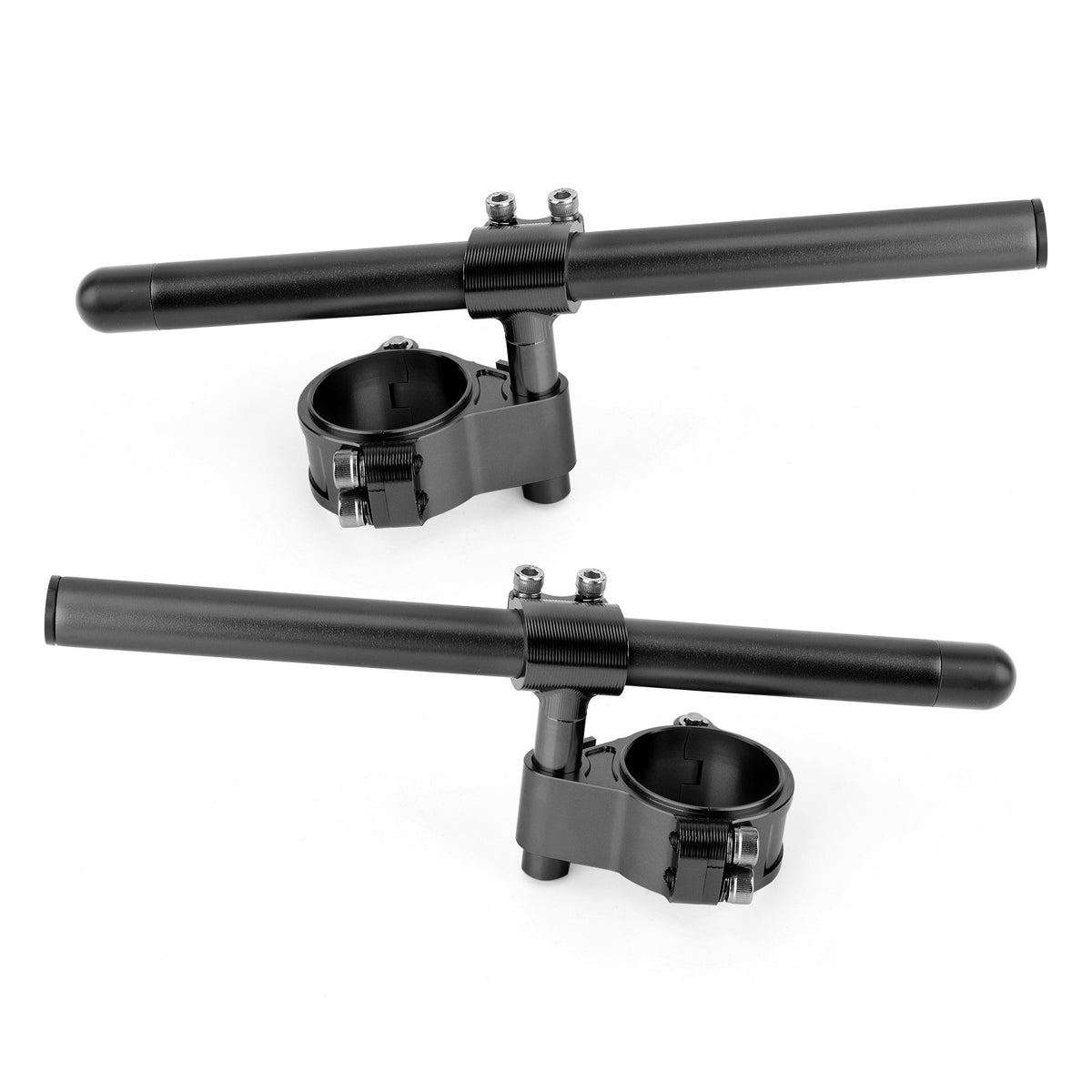 Universal Adjustable Rotatable CNC Billet Clip Ons Fork Tube Handlebar Kit 51mm