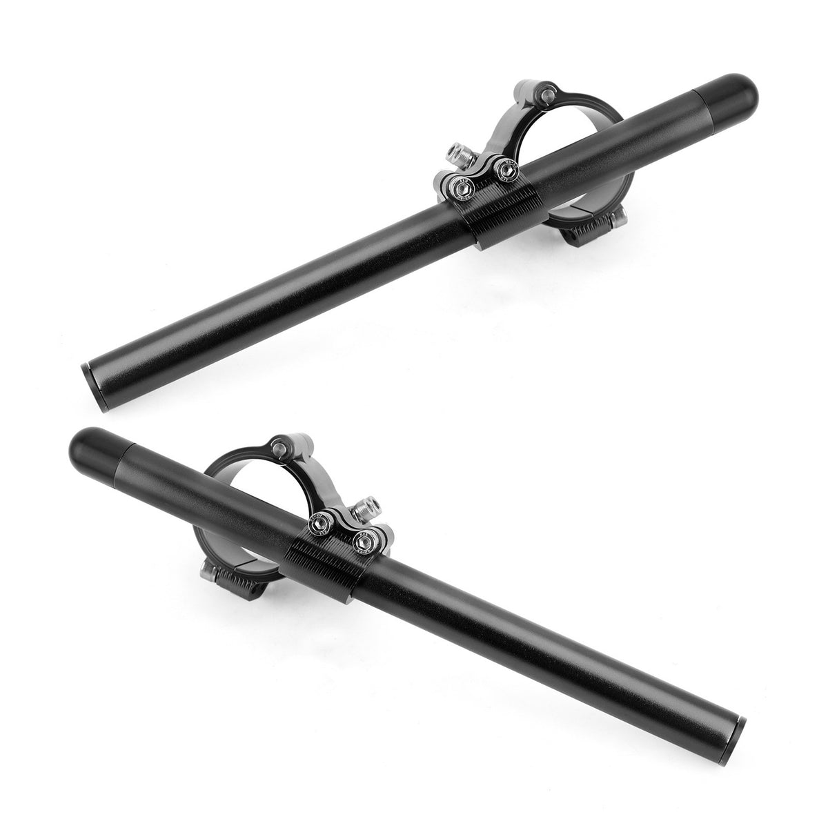 Universal Adjustable Rotatable CNC Billet Clip Ons Fork Tube Handlebar Kit 51mm