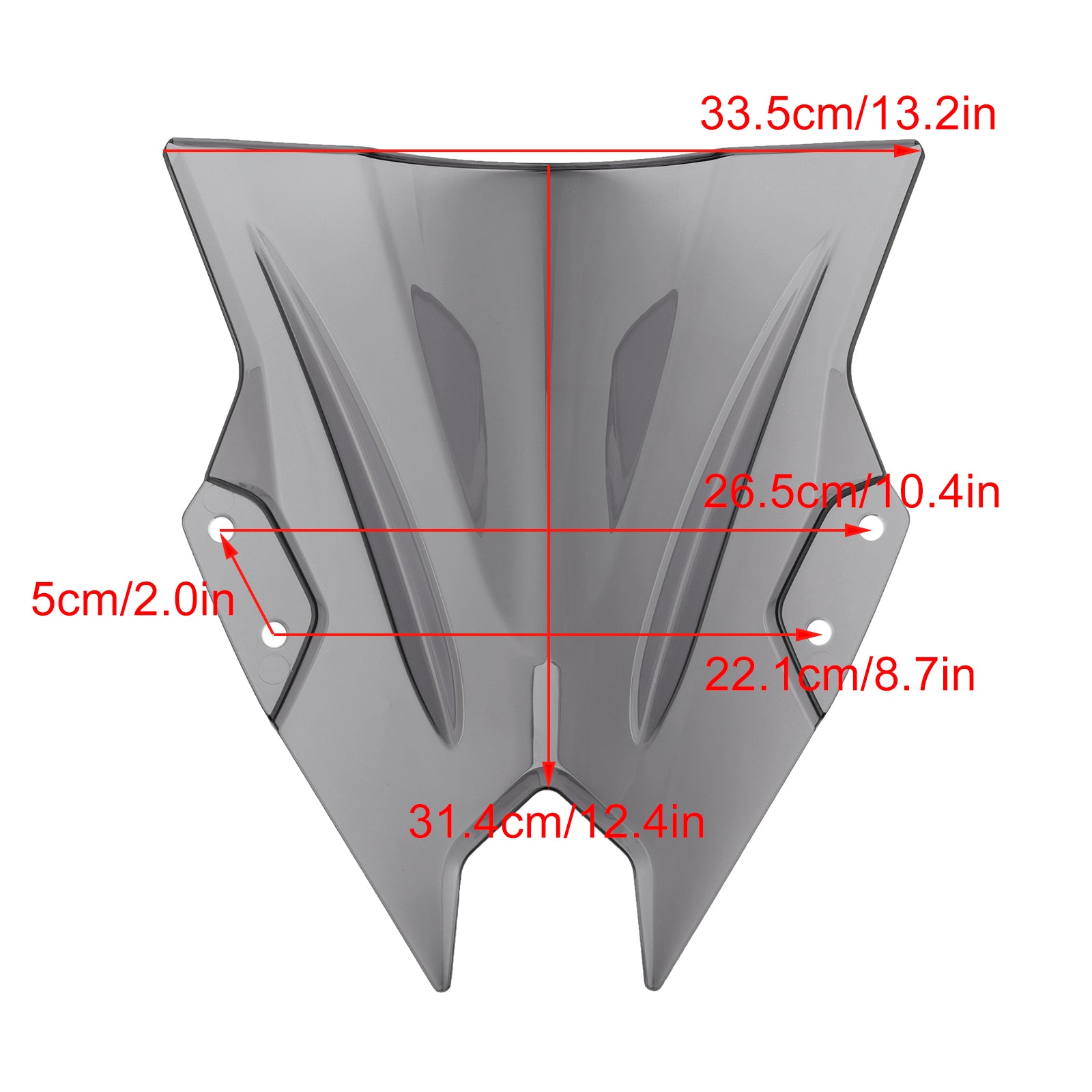 2024-2025 KAWASAKI NINJA 500 EX500R Windshield Windscreen