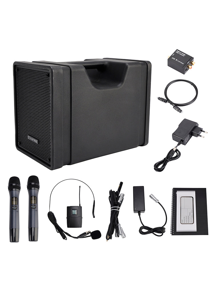 CX-10 Portable Megaphone Wireless Portable PA Speaker System Bluetooth FM Loudspeaker