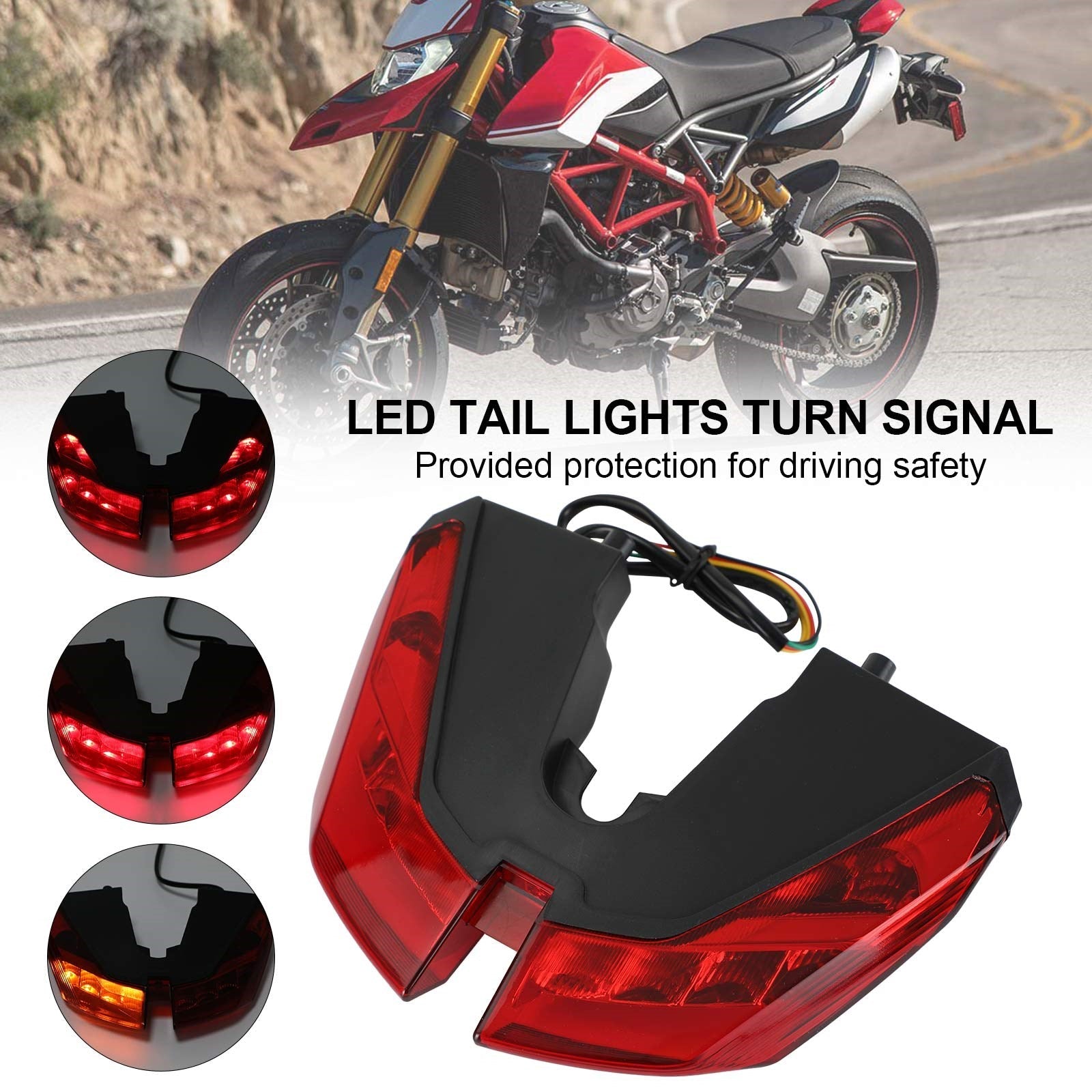 2012-2021 DUCATI HYPERMOTARD 821 939 950 SP Tail Lights Turn Signal