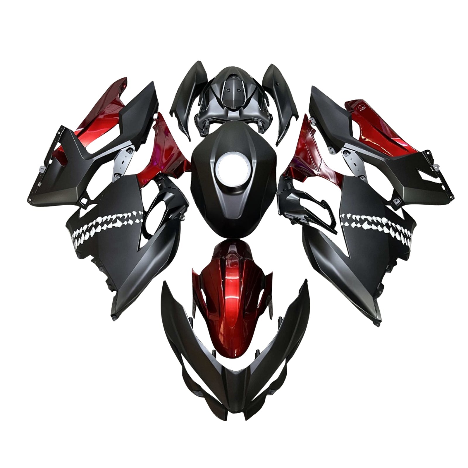 Injection Fairing Kit Bodywork Plastic ABS fit For Kawasaki EX400 Ninja400 2018-2024