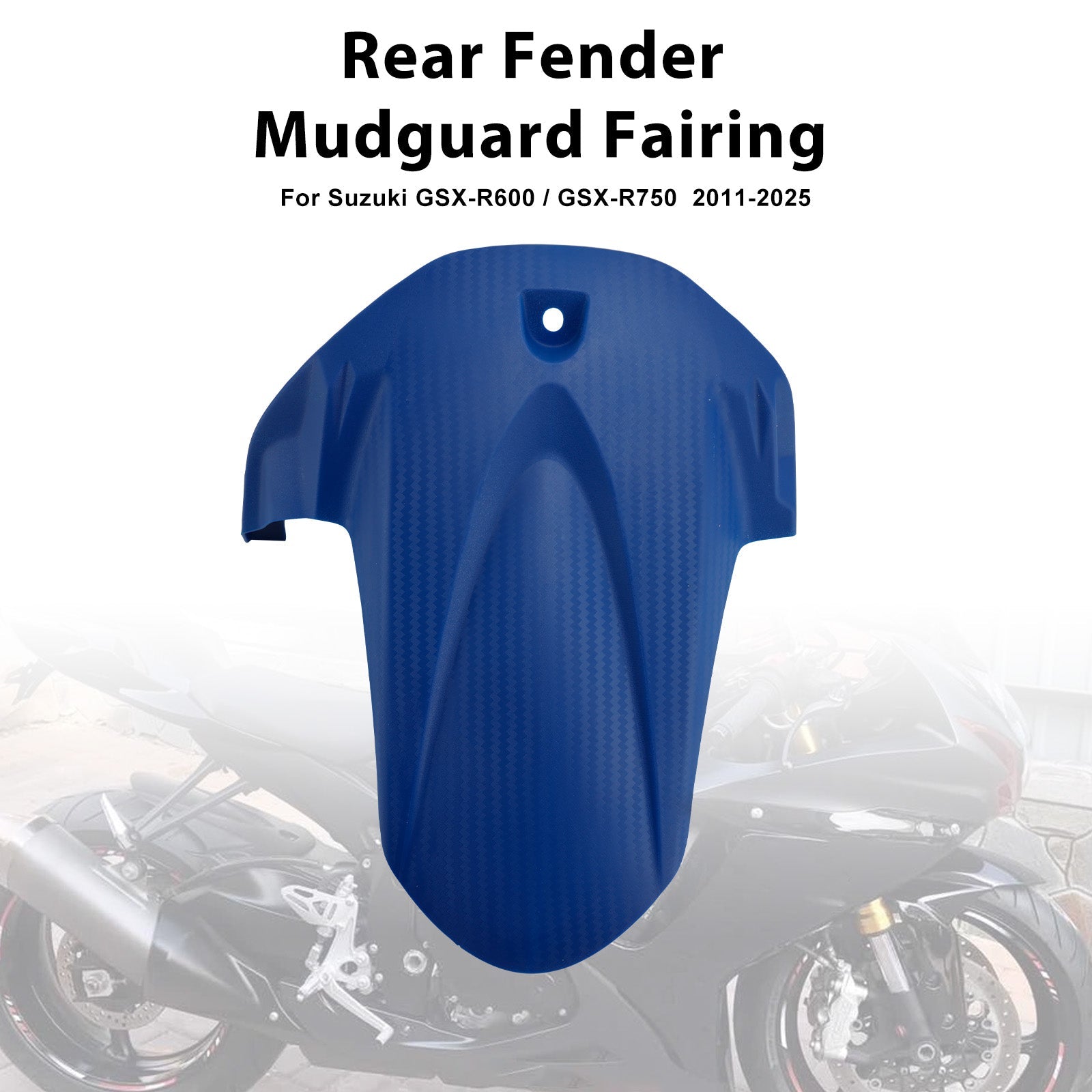 Rear Fender Mudguard Fairing For 2011-2025 Suzuki GSX-R750