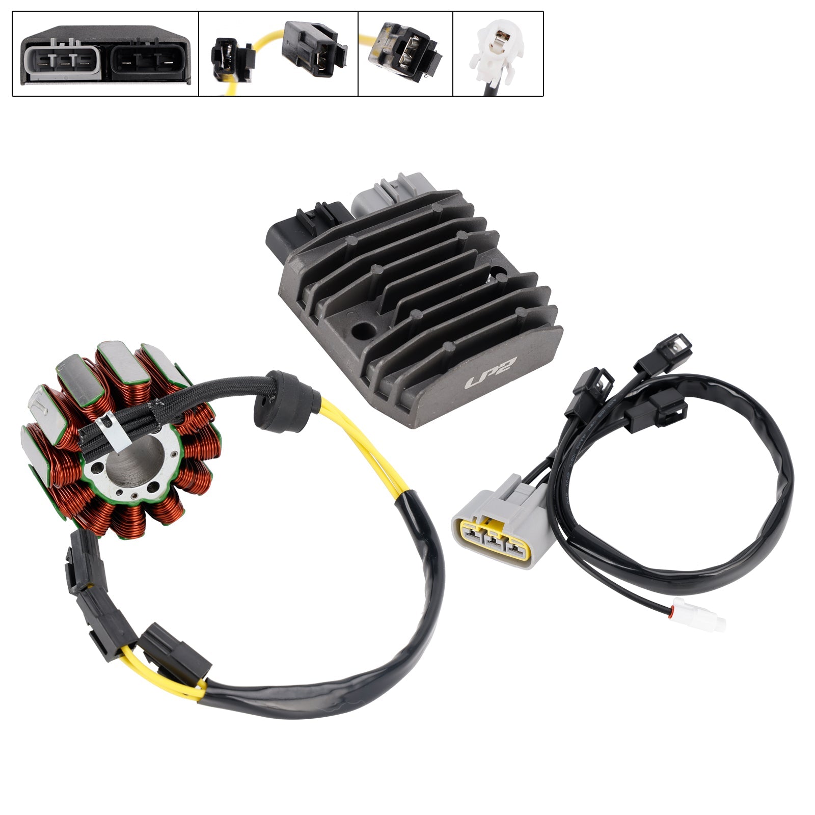 2004-2005 For Kawasaki Ninja ZX10R ZX-10R Stator & Regulator w/Gasket ZX1000C