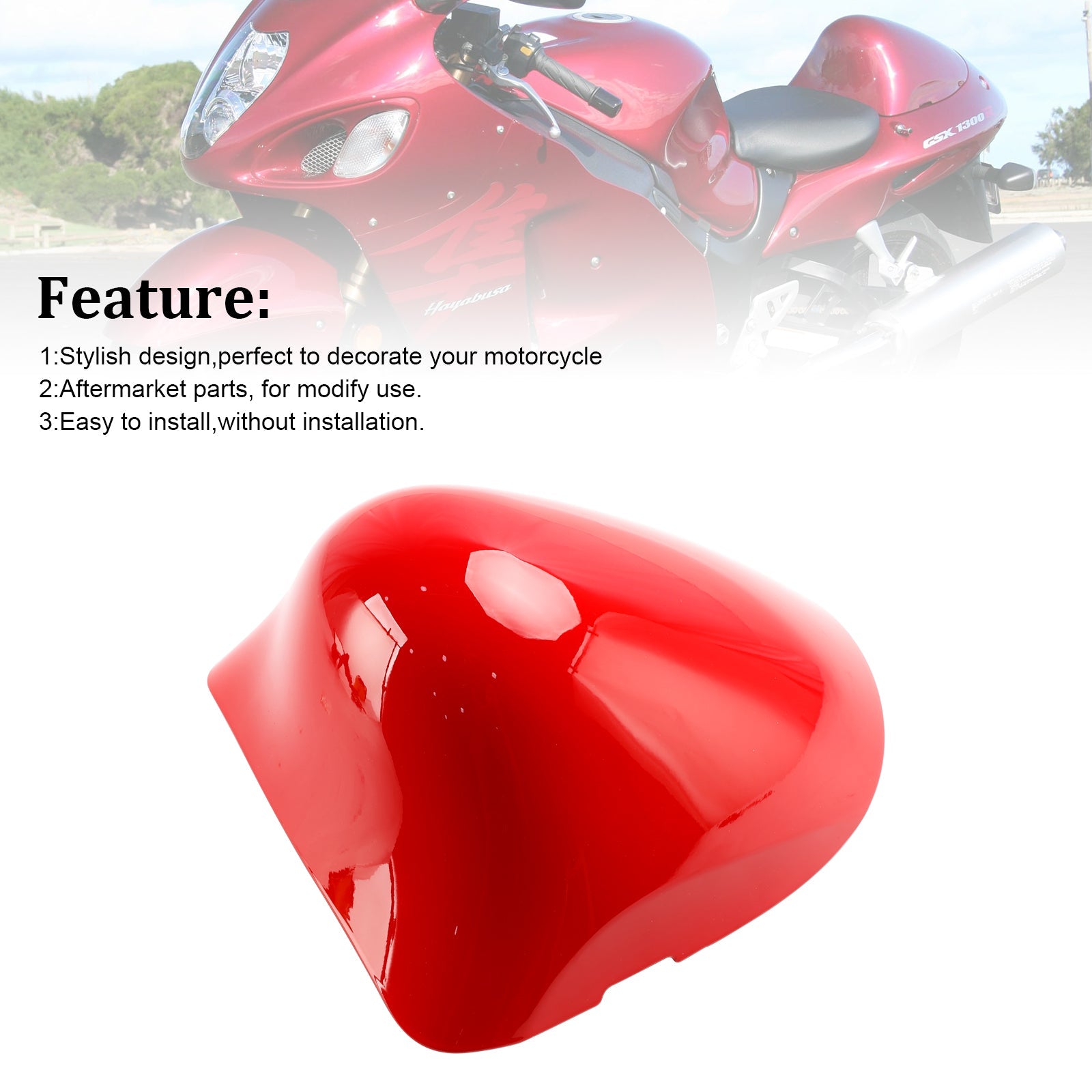 1999-2007 Suzuki GSX1300R GSX-R1300 Hayabusa Rear Seat Fairing Cover