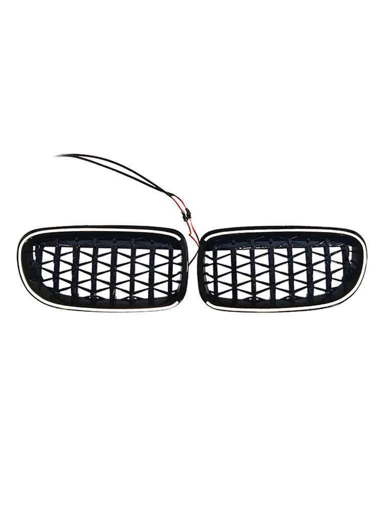 2009-2011 Fit BMW 3 Series E90/E91 LCI Diamond Front Kidney Grill Grille