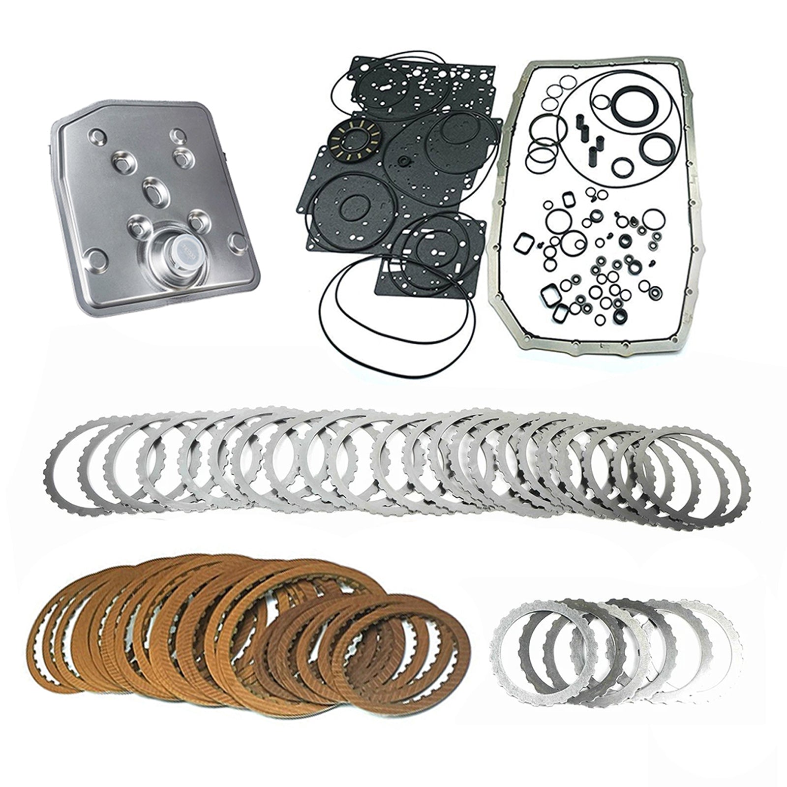 2009-2014 For F150 3.5L 4.6L 5.0L 5.4L 6.2L Auto Transmission Master Rebuild Kit Clutch Plates 6R80 RCP96-287