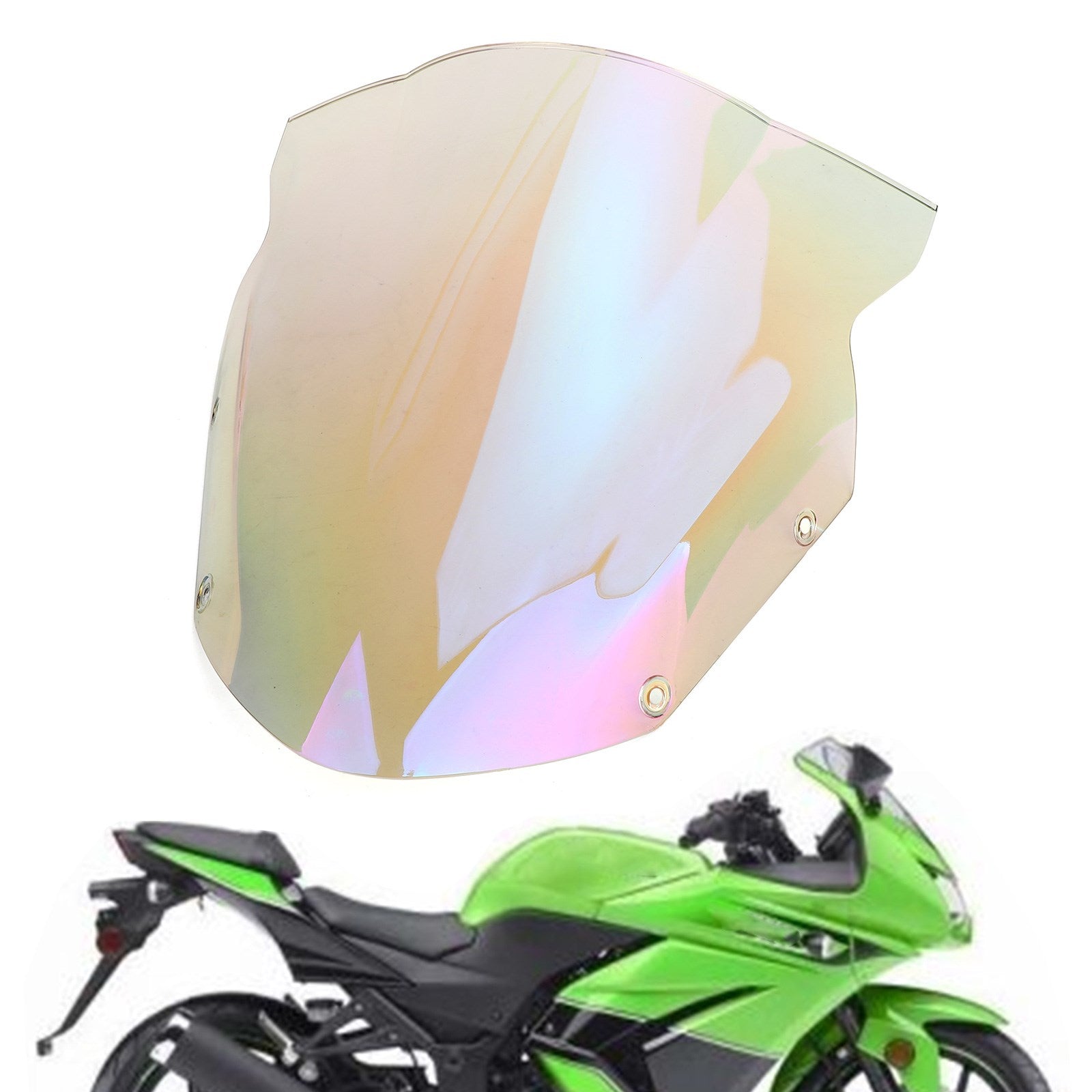 2009-2011 Kawasaki Ninja 650 ER6F Windshield Windscreen Wind Protector Generic