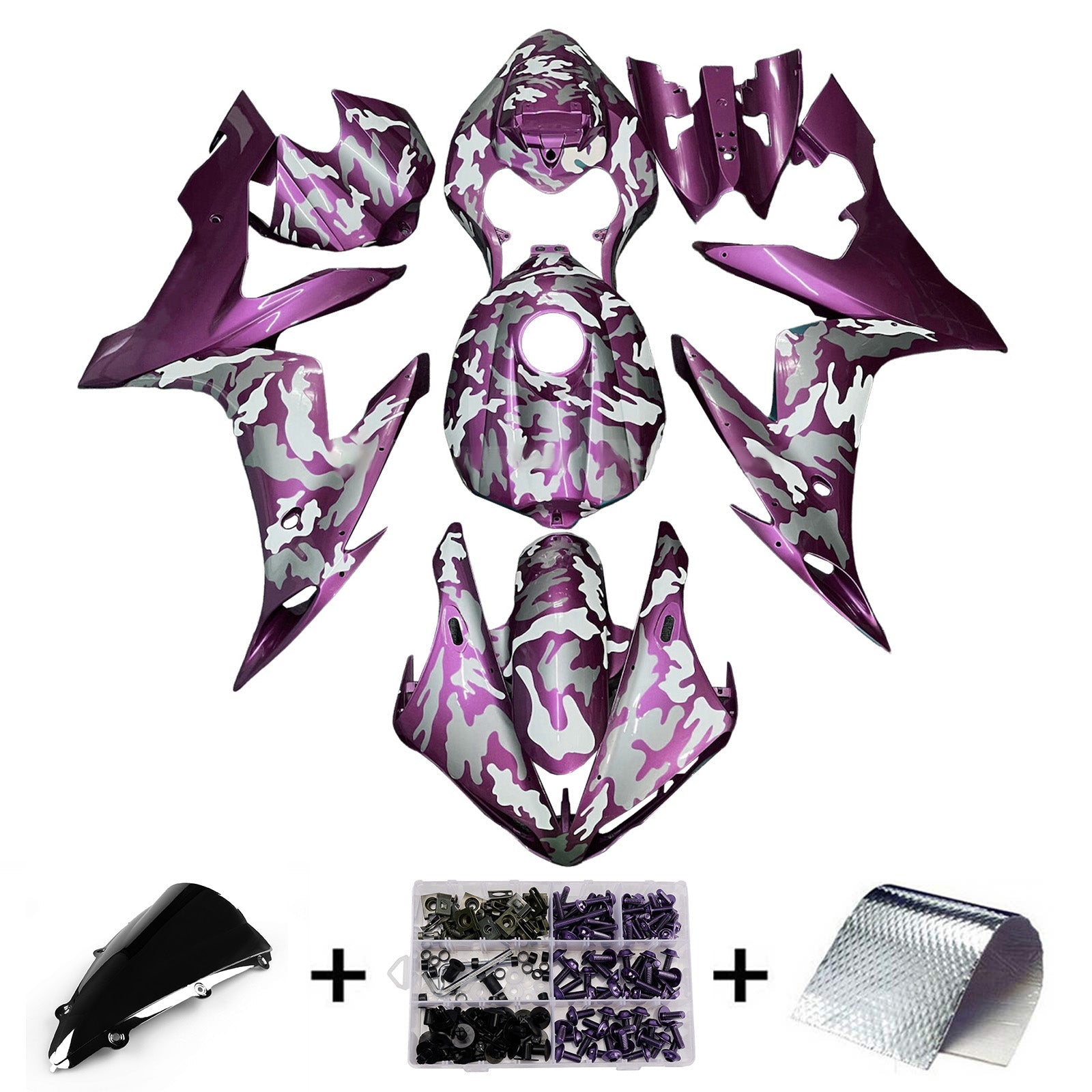 Injection Fairing Kit Bodywork Plastic ABS For Yamaha YZFR1 YZF-R1 2004-2006