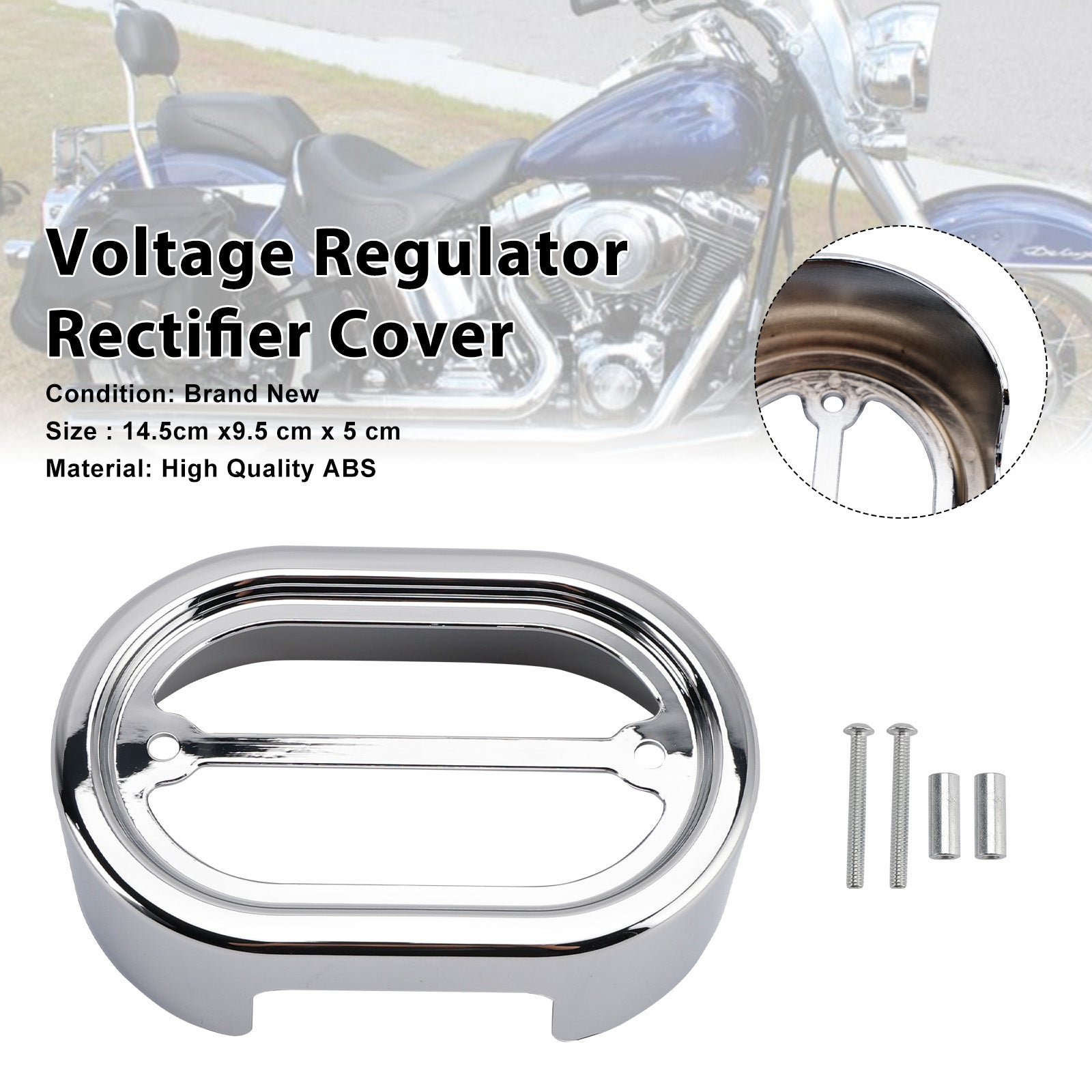Voltage Regulator Rectifier Cover For Softail Breakout 2001-2017