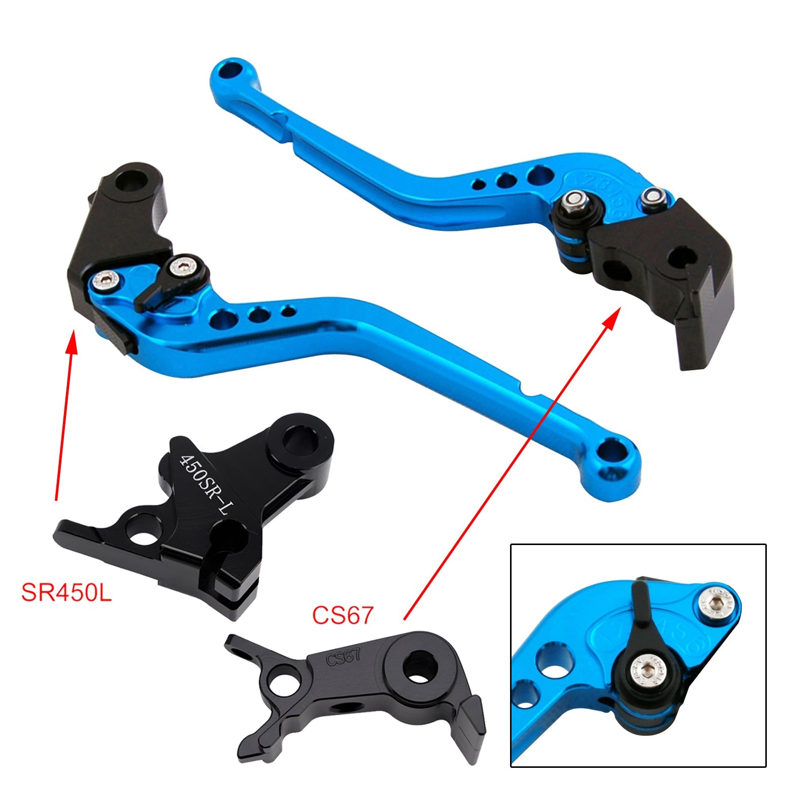 Long Clutch Brake Lever fit for VOGE DS900X 900DSX 2024-2026