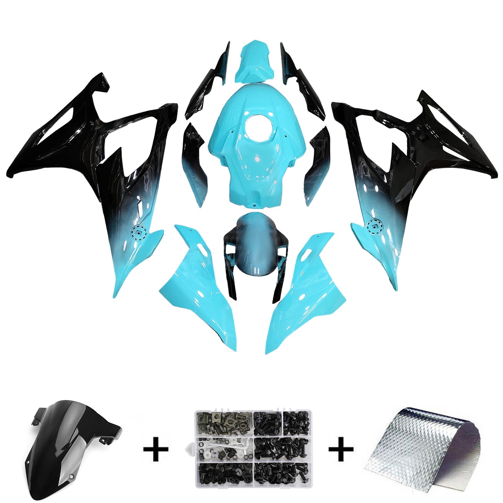 2019-2022 BMW M1000RR S1000RR Injection Fairing Kit Bodywork Plastic ABS
