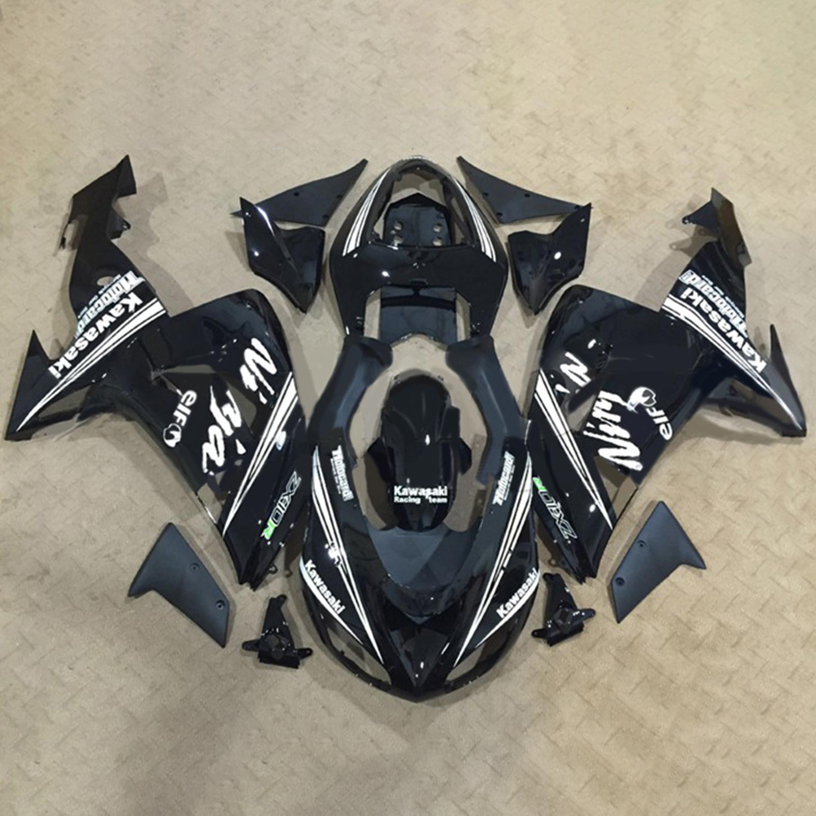 2006-2007 Kawasaki ZX10R Fairing Kit Bodywork Plastic ABS