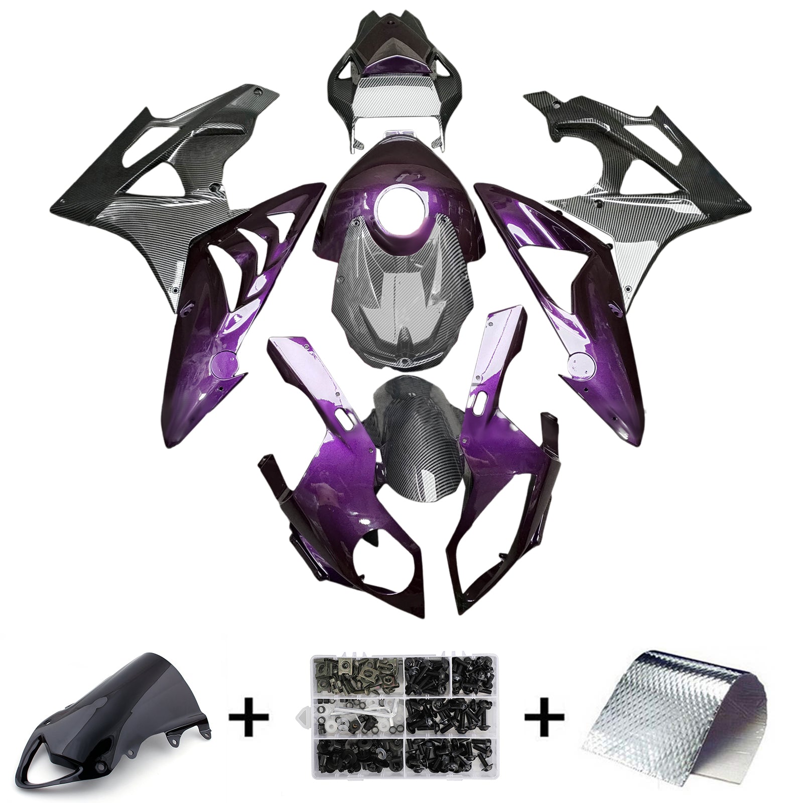 2009-2014 BMW S1000RR Injection Fairing Kit Bodywork Plastic ABS
