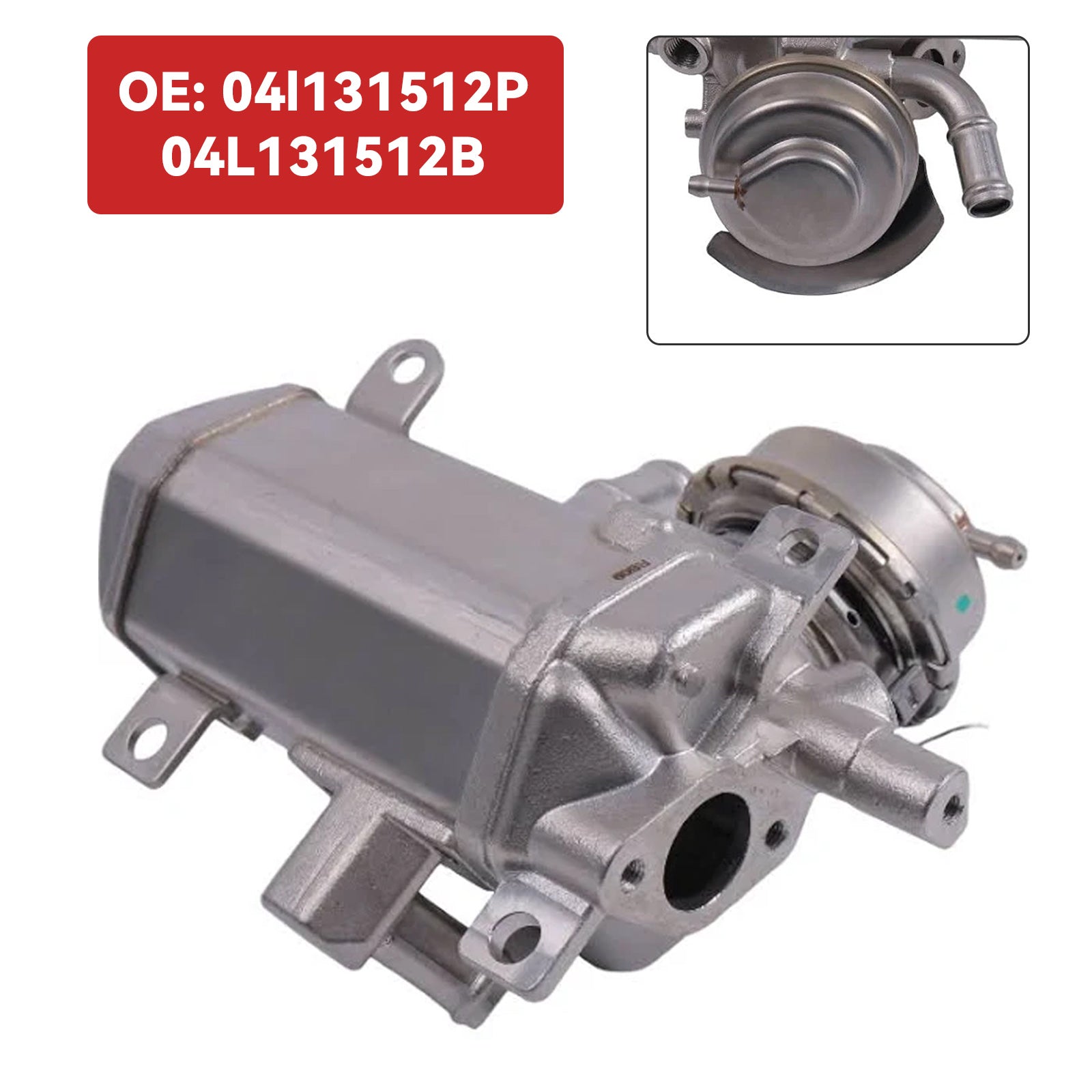2012/04 - 2020/10 AUDI A3 (8V1, 8VK) EGR Valve 04l131512P 04L131512B