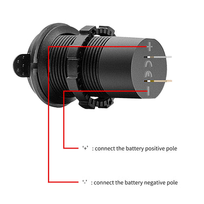 Phone Charge Bracket 60W Qc4.0 Extension Bracket For Motocycle Motorbike BlackC Generic