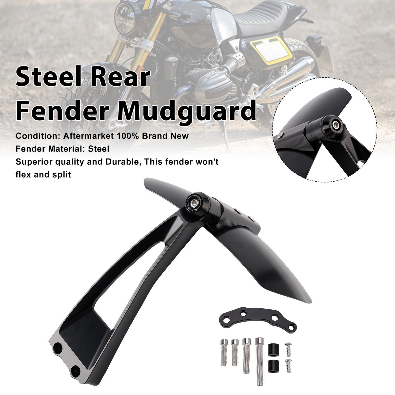 2014-2023 For BMW R nineT Steel Rear Fender Mudguard