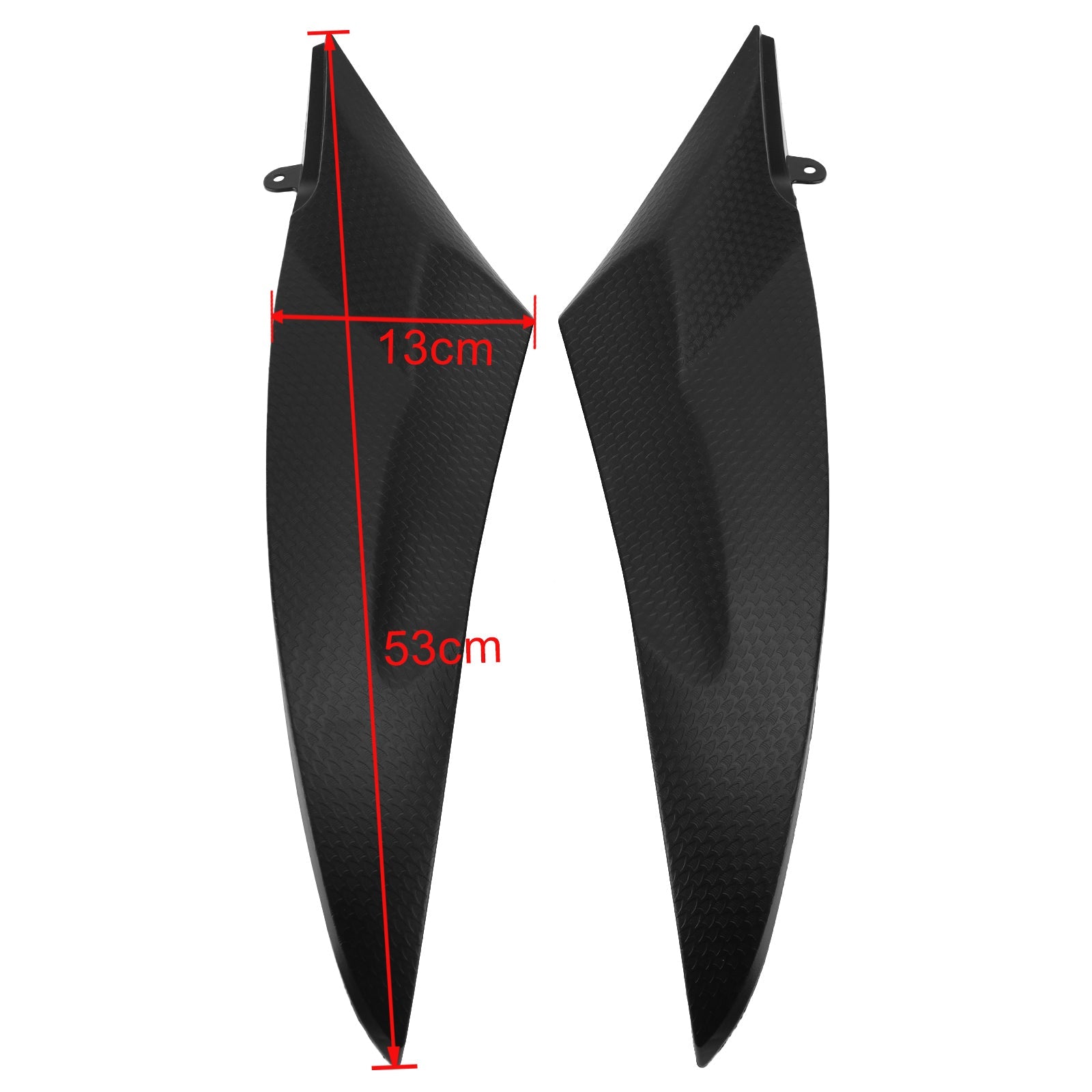2006-2007 Yamaha YZF R6 Pair Gas Tank Side Trim Cover Panel Fairing Cowl