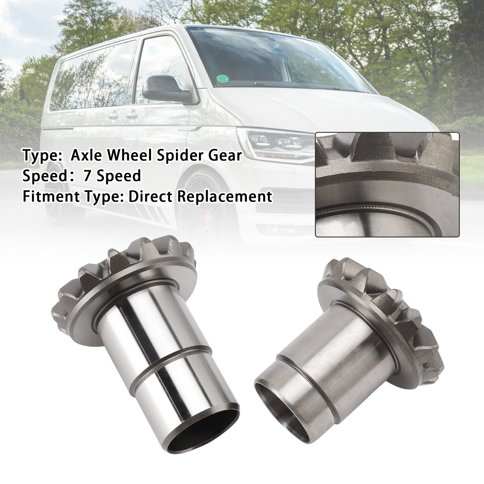 2010-2018 VW T5/T6 Pair 0BT 0BH DQ500 DQ381 FWD 7 Speed Axle Wheel Spider Gear U2GBK102