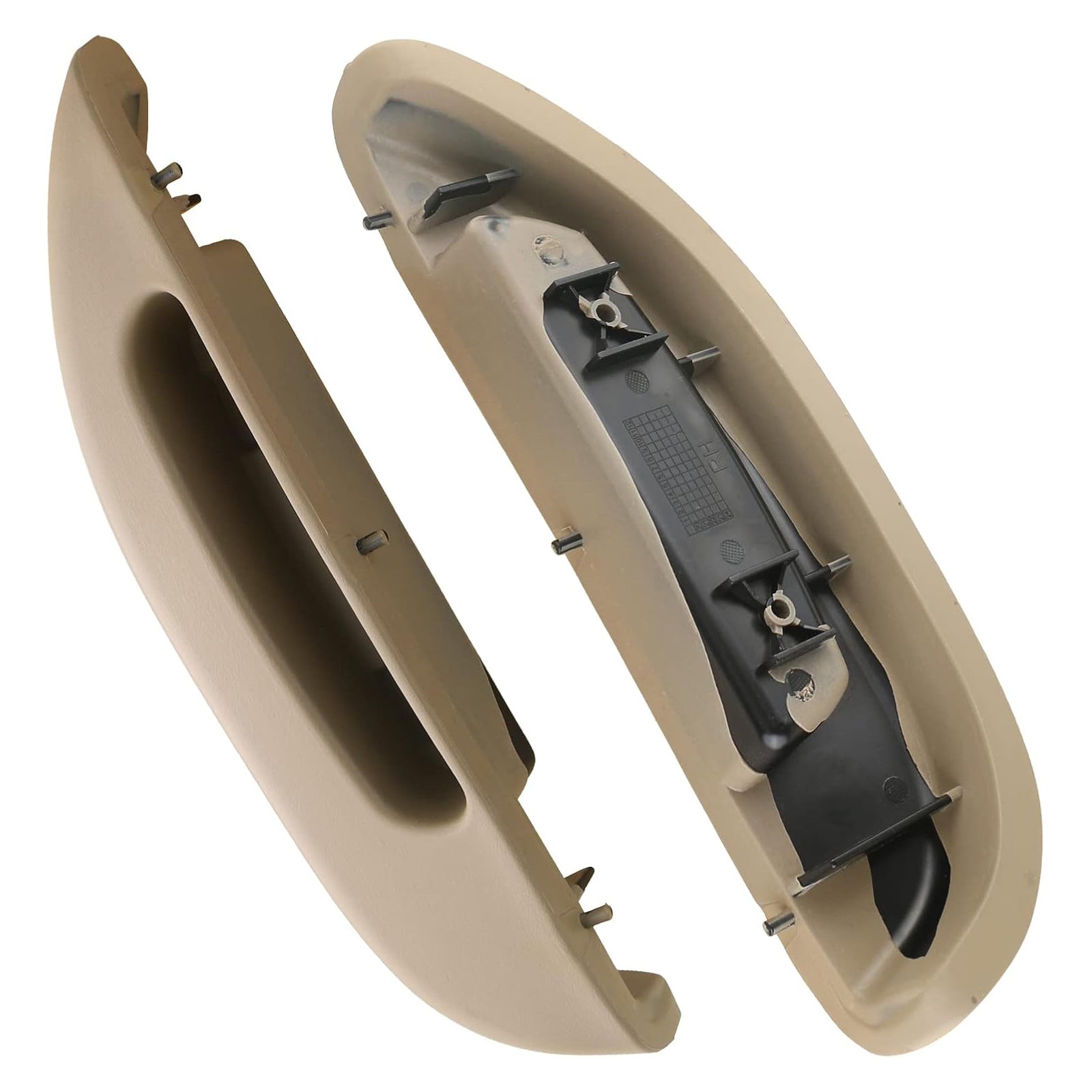 2PCS Door Armrest Pull Handle Cover For Chevy GMC Savana Van 1996-2002 Tan