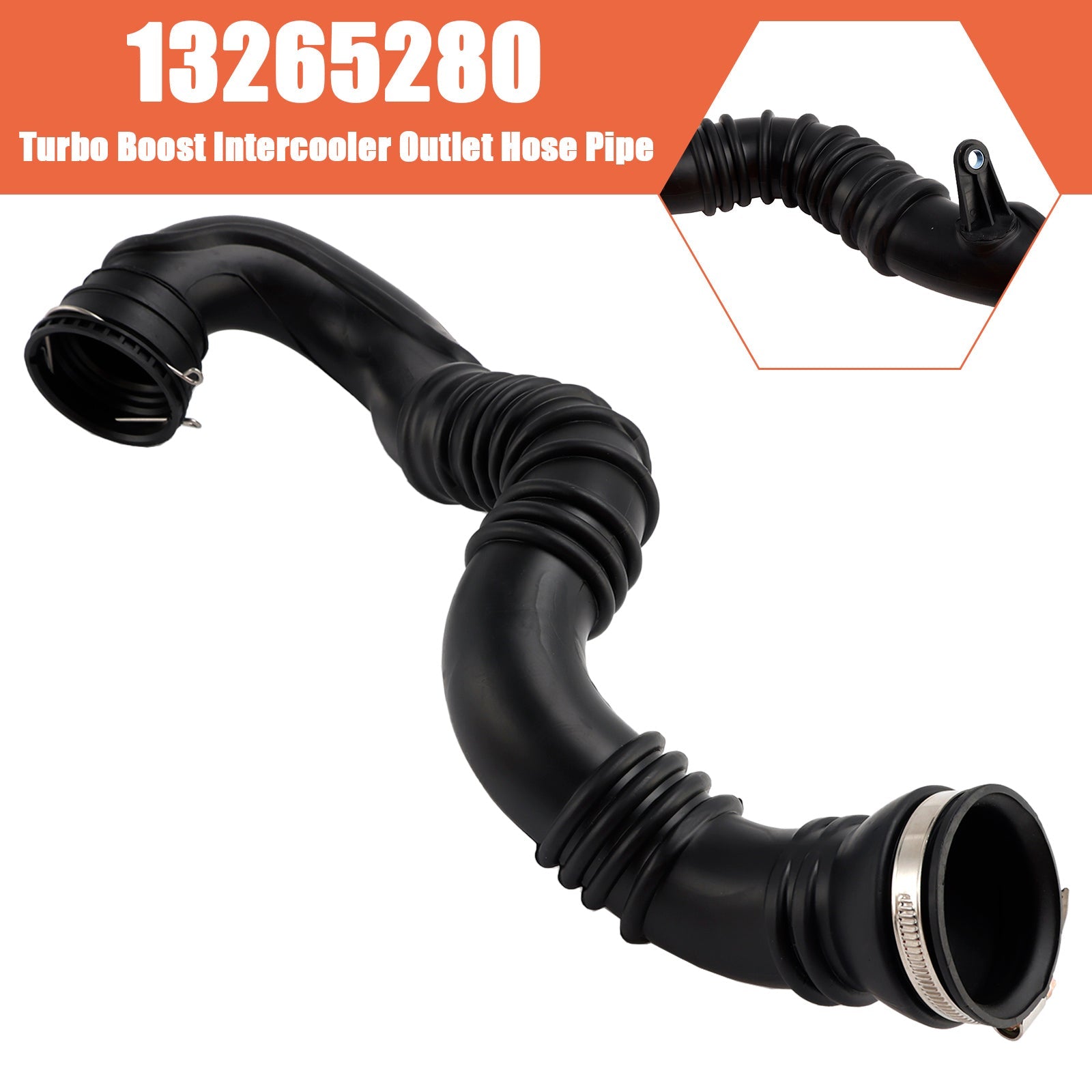 13265280 Turbo Boost Intercooler Outlet Hose Pipe for Vauxhall Astra J 2010-2016