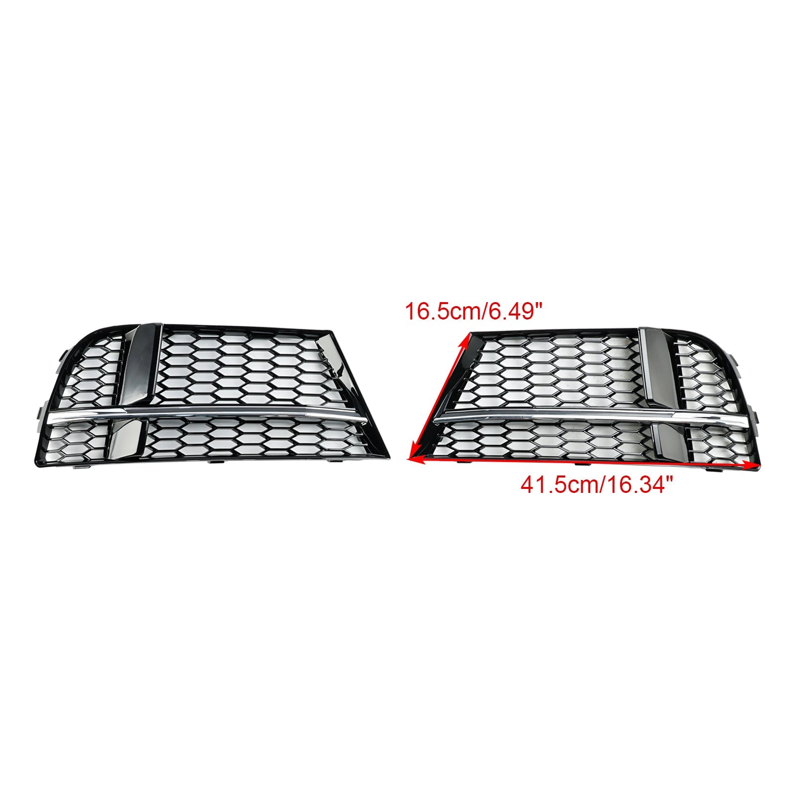 AUDI A3 S-LINE 2017-2019 8V Front Fog Light Cover Bezel Grill Grille 8V3807681AE 8V3807682Q