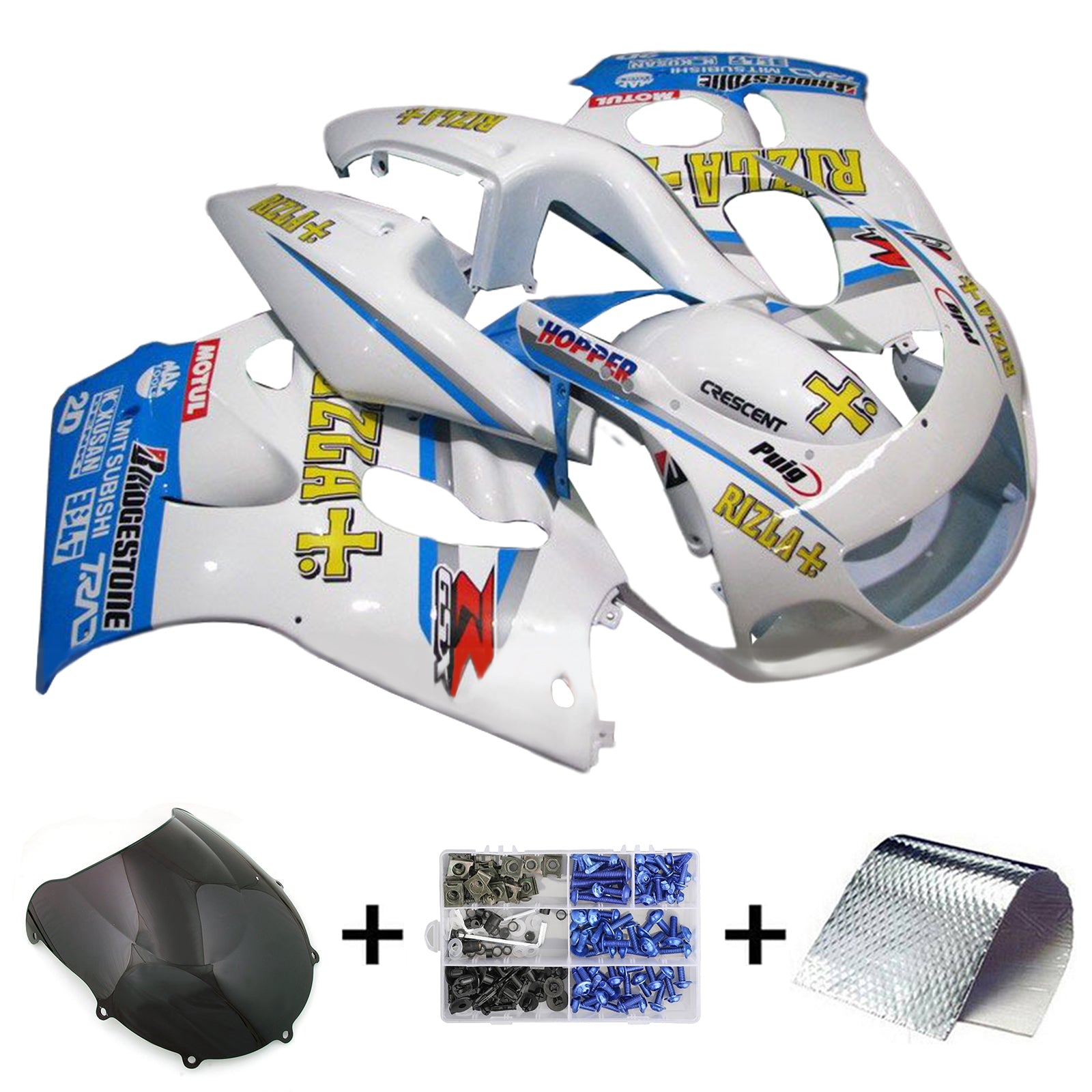 1996-2000 Suzuki GSXR600 1996-1999 GSXR750 Injection Fairing Kit Bodywork