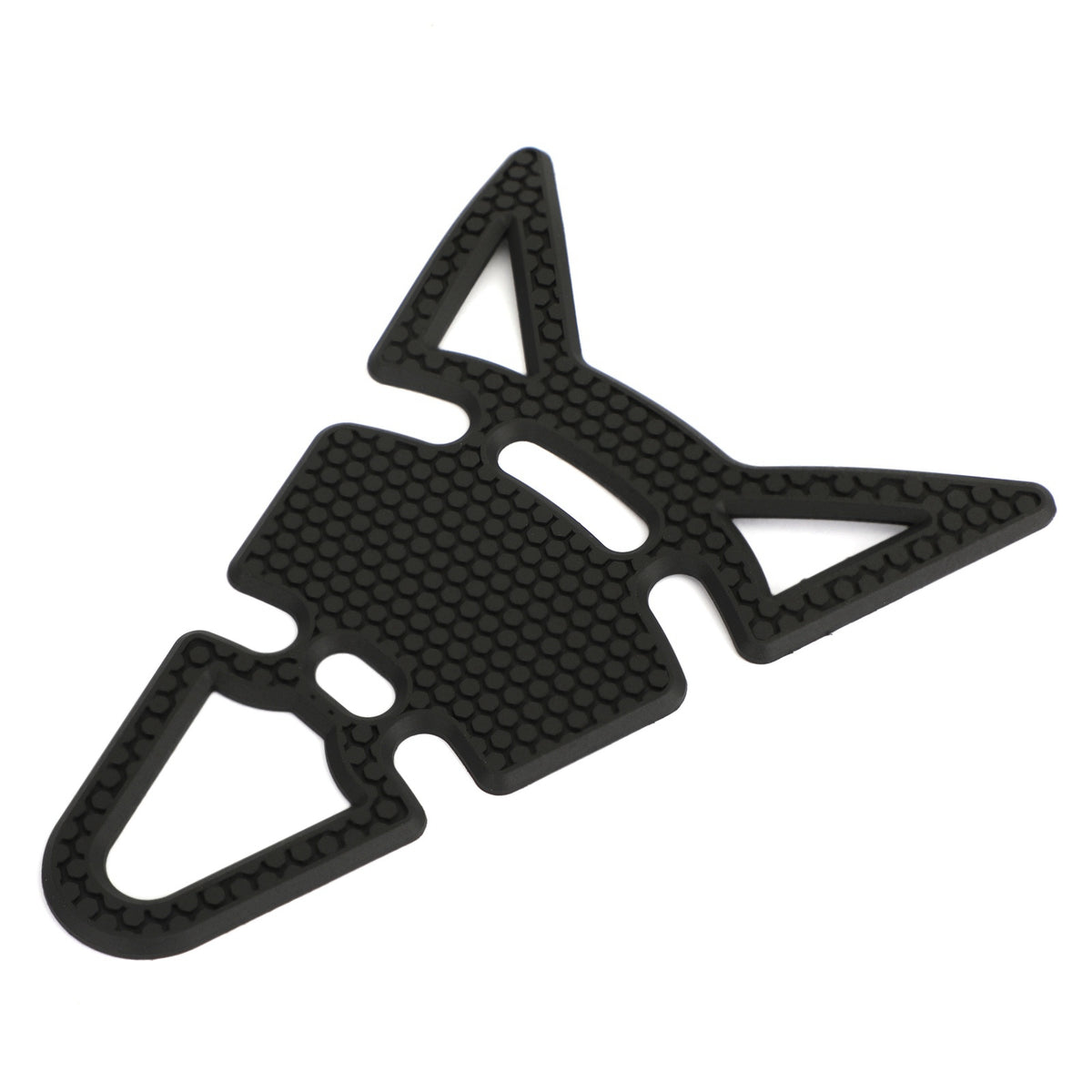 Areyourshop Motorbike Rubber Tank Pad Protector Motorcycle 3D "Cat ears" Look Spine Pad