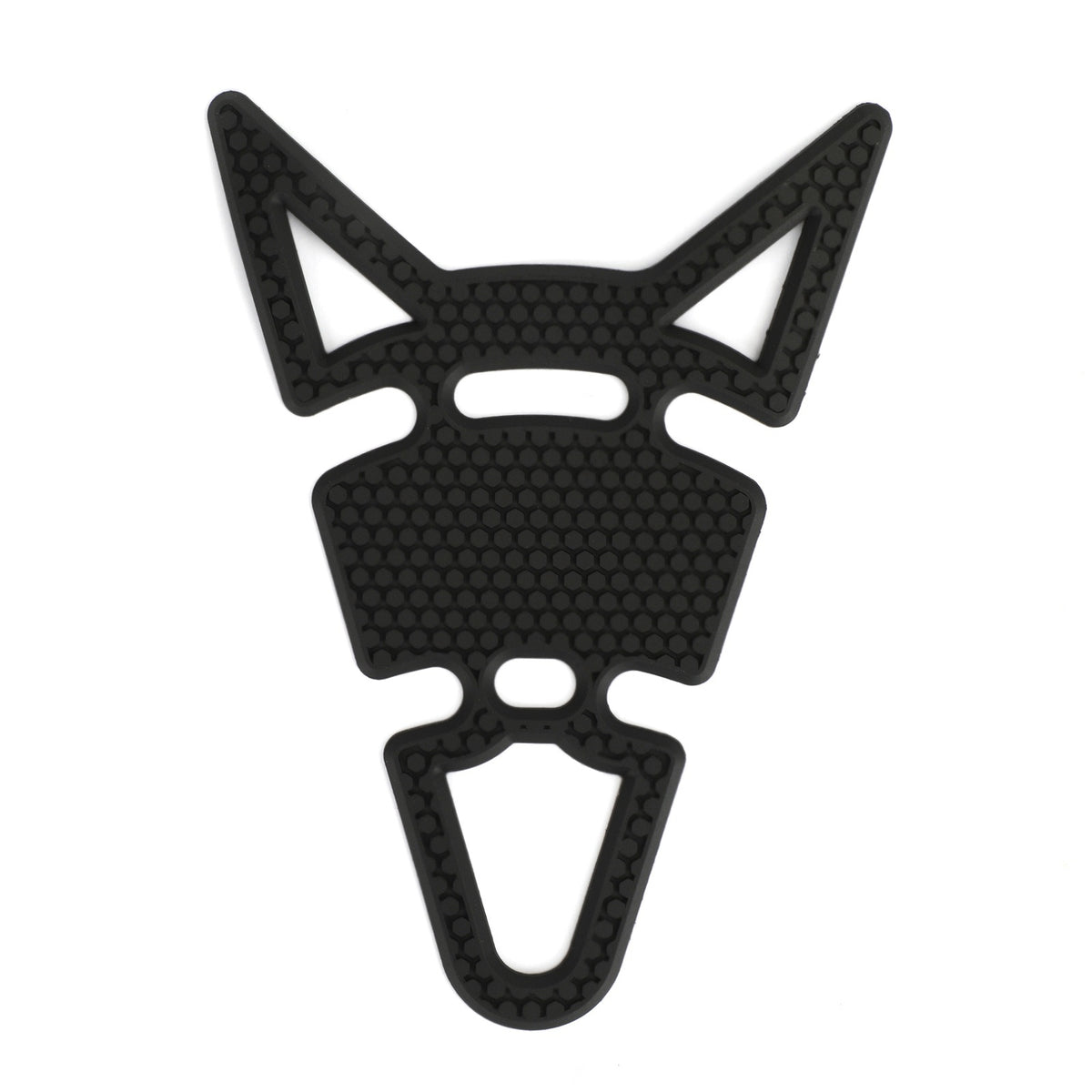 Areyourshop Motorbike Rubber Tank Pad Protector Motorcycle 3D "Cat ears" Look Spine Pad