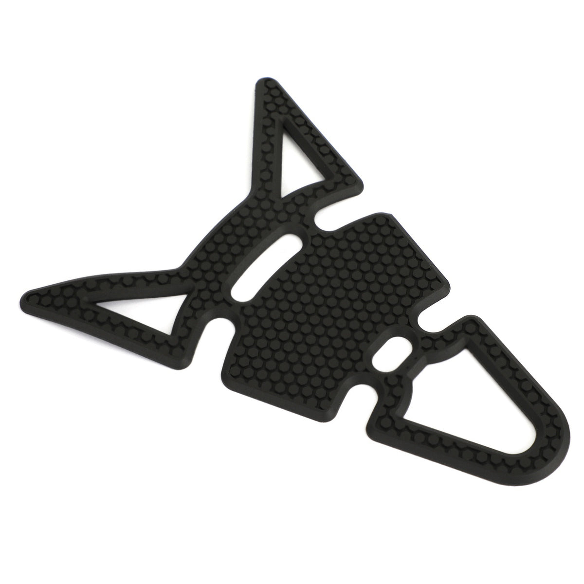 Areyourshop Motorbike Rubber Tank Pad Protector Motorcycle 3D "Cat ears" Look Spine Pad