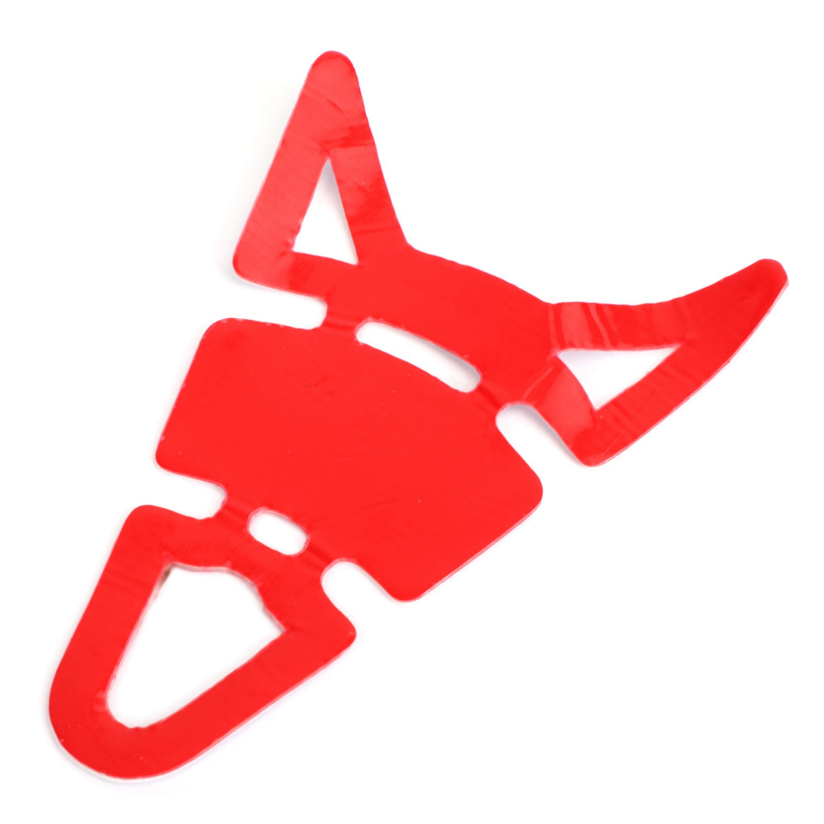 Areyourshop Motorbike Rubber Tank Pad Protector Motorcycle 3D "Cat ears" Look Spine Pad