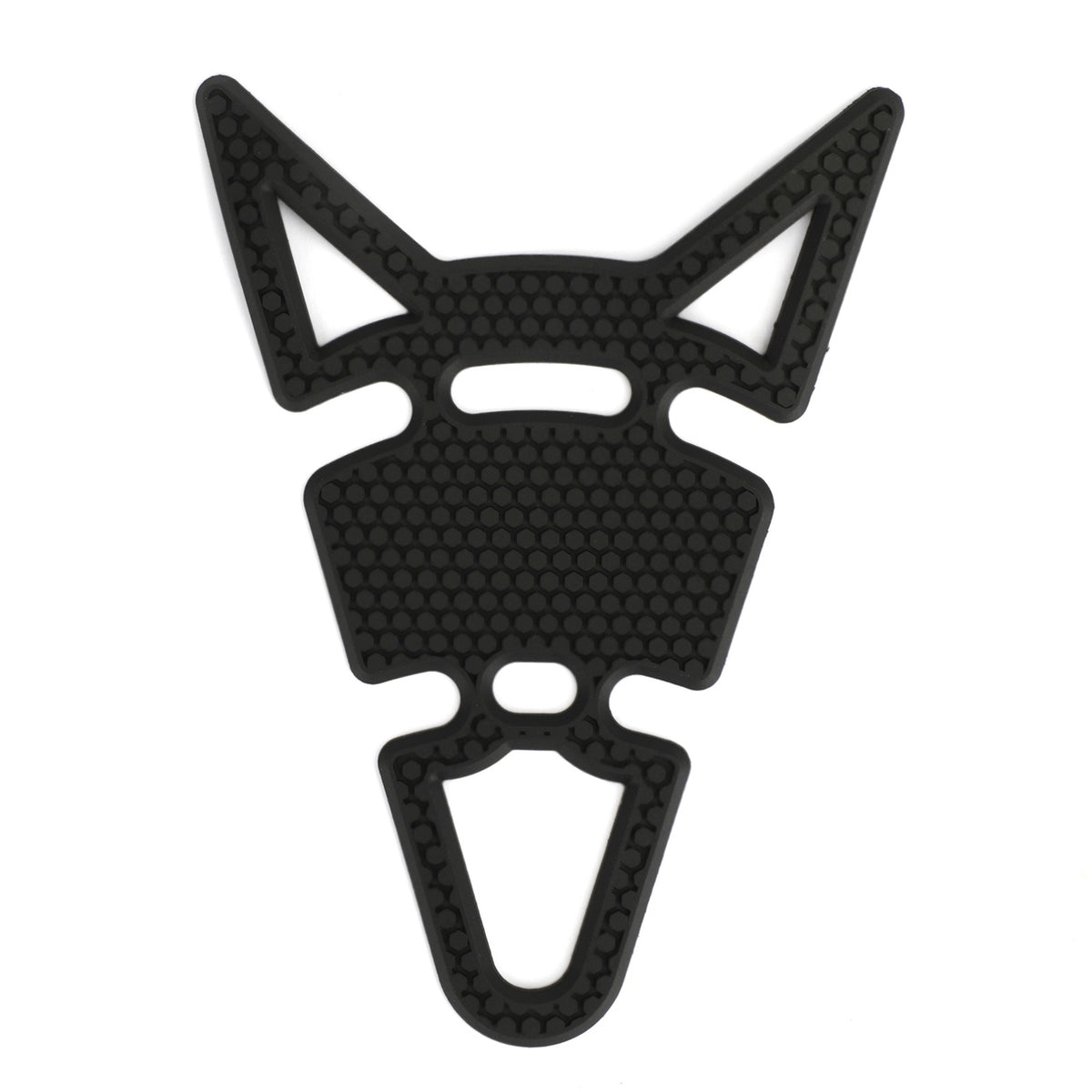 Areyourshop Motorbike Rubber Tank Pad Protector Motorcycle 3D "Cat ears" Look Spine Pad