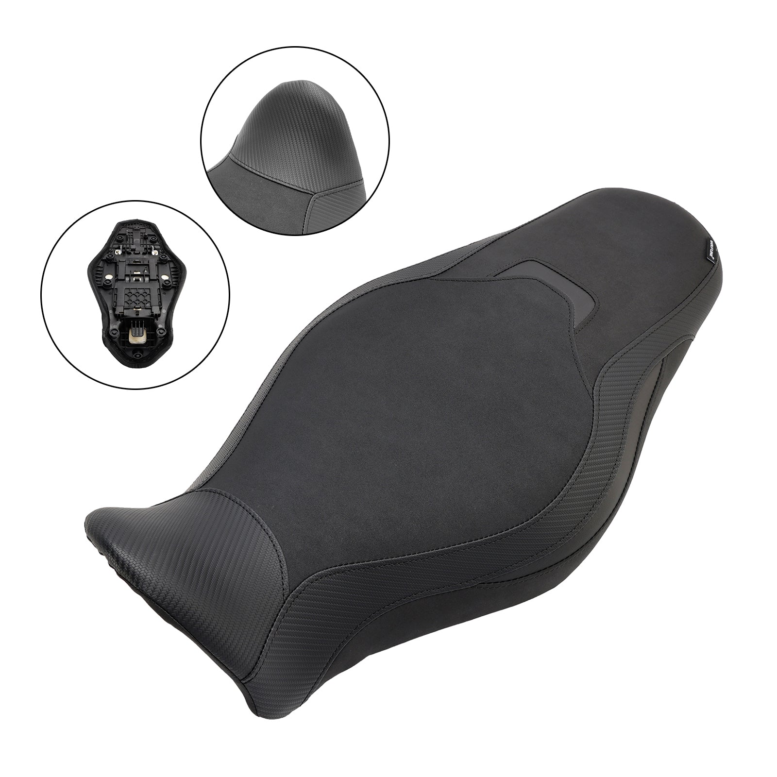 2021-2023 Yamaha Mt-09 Mt-09Sp Rider Passenger Seat Front Rear Cushion Gray