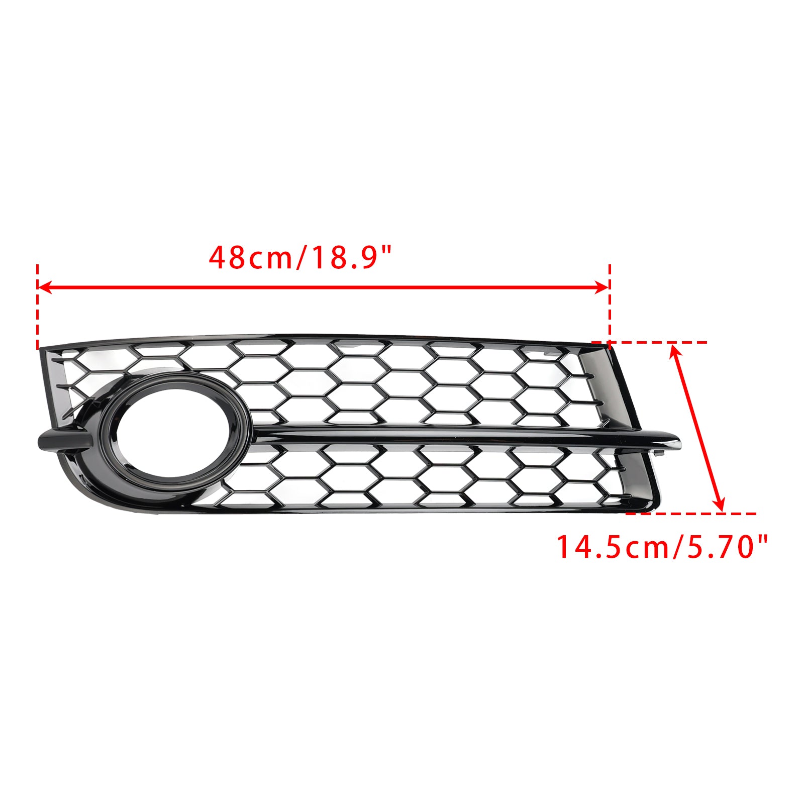 2007-2010 Audi TT MK2 2PCS Fog Light Cover Grille Grill 8J0807682
