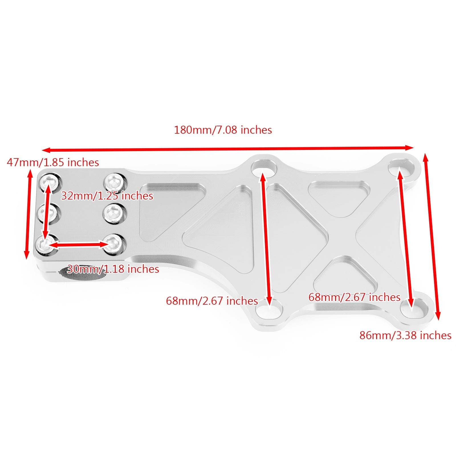 Engine Guard Bracket Fixed Fastening for Honda MSX125 MSX125SF Grom 2013-2019 Generic