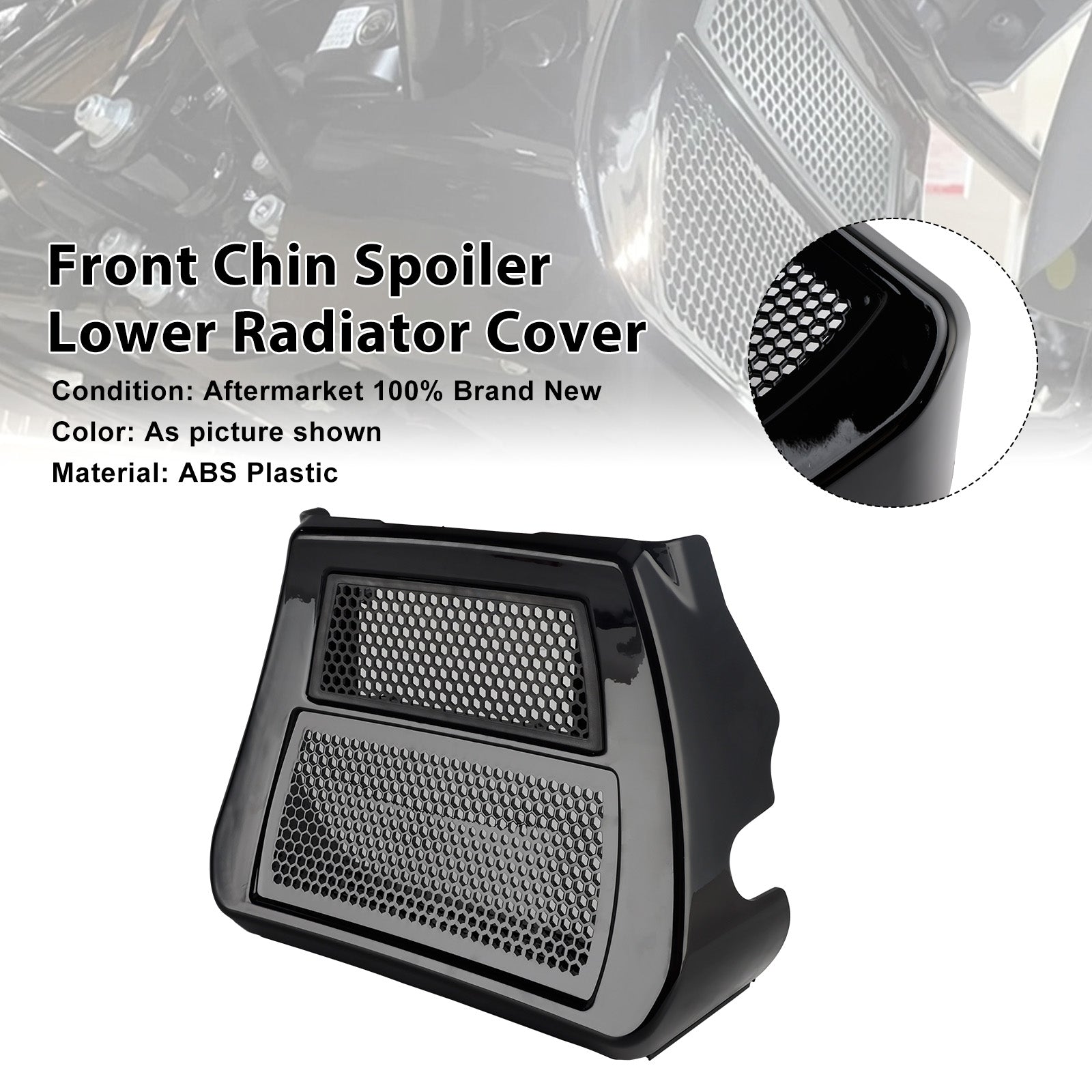 2024-2025 Harley Street Glide FLHX Lower Chin Spoilers Radiator Guard Cover