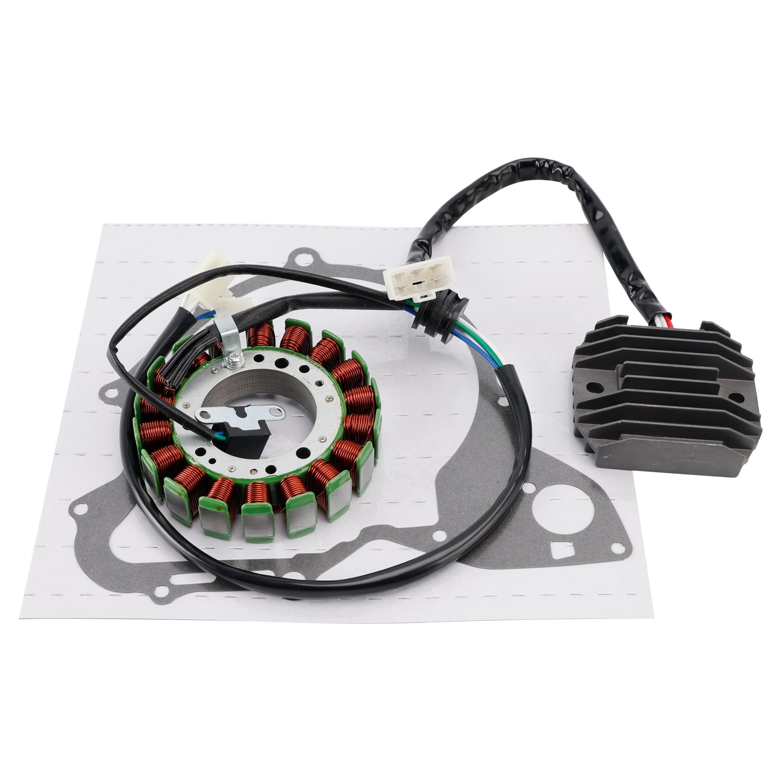 2005-2010 Yamaha XVS650AT Drag Star Silverado Stator Regulator Rectifier W/Gasket 5SC-81410-03-00