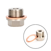 1/8" NPT to M18x1.5 Male Pressure Temperature Gauge Sender Adapter
