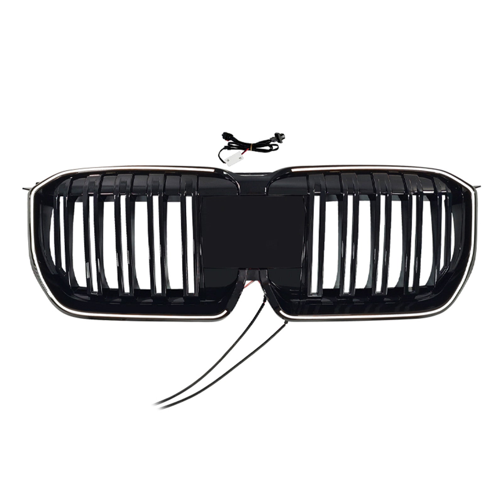 2023-2025 Fit BMW X1 U11 U12 Double Slat Black Front Bumper Kidney Grill Grille