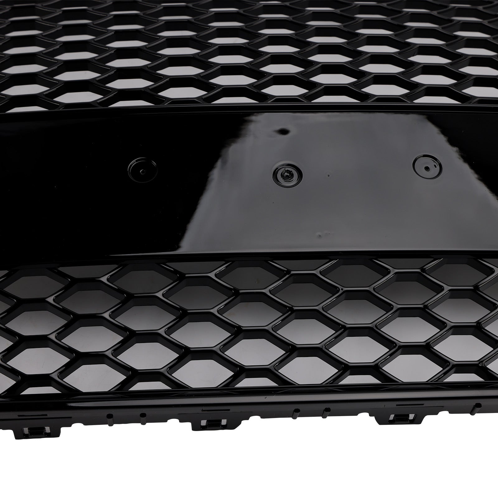 Gloss Black Front Bumper Radiator Vent Mesh Grille Grill Fit Audi Q7 2005-2015