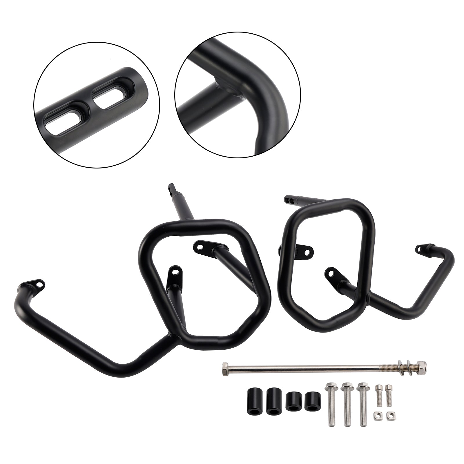 2024-2025 Triumph SCRAMBLER 400X Engine Guard Frame Anti-Crash Bumper= Black