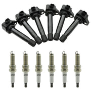 2010-2013 Acura ZDX V6 3.7L Ignition Coil +Spark Plug UF603 5C1681 6Pcs