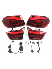 2014-2020 BMW F36 (Gran Coupe/Convertible) L&R Red LED Tail Lights Rear Lamp Assembly 63217296100 63217296099