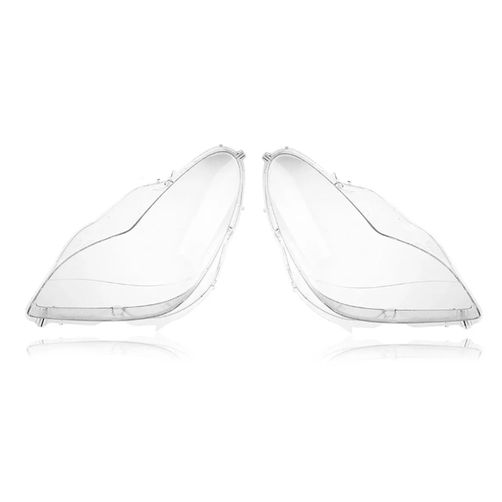 2006-2011 Mercedes W219 CLS350 CLS500 2PCS Front Headlight Glass Clear Cover