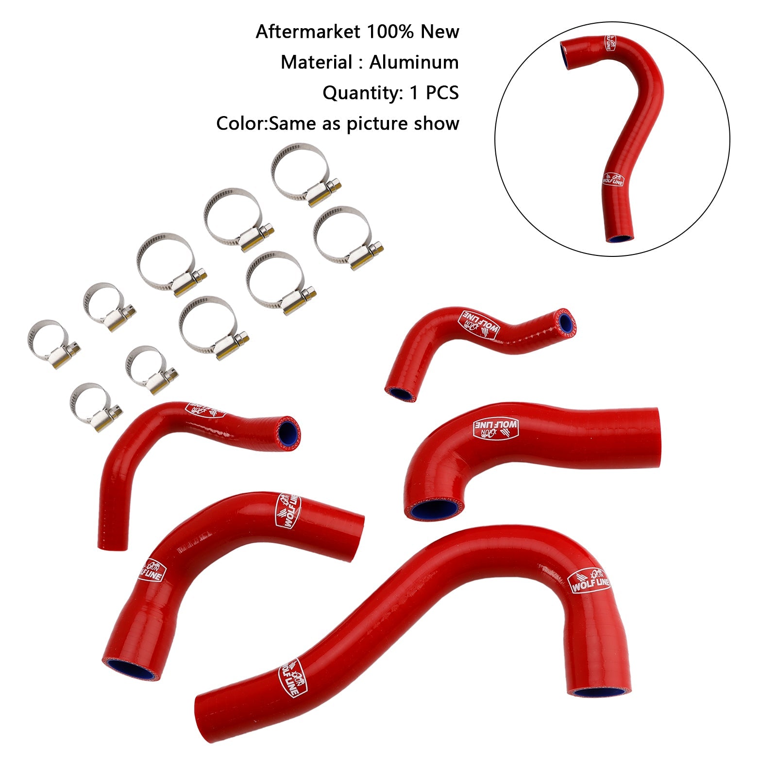 Yamaha MT-09 XSR900 Tracer 9/GT all years Silicone Radiator coolant Hose