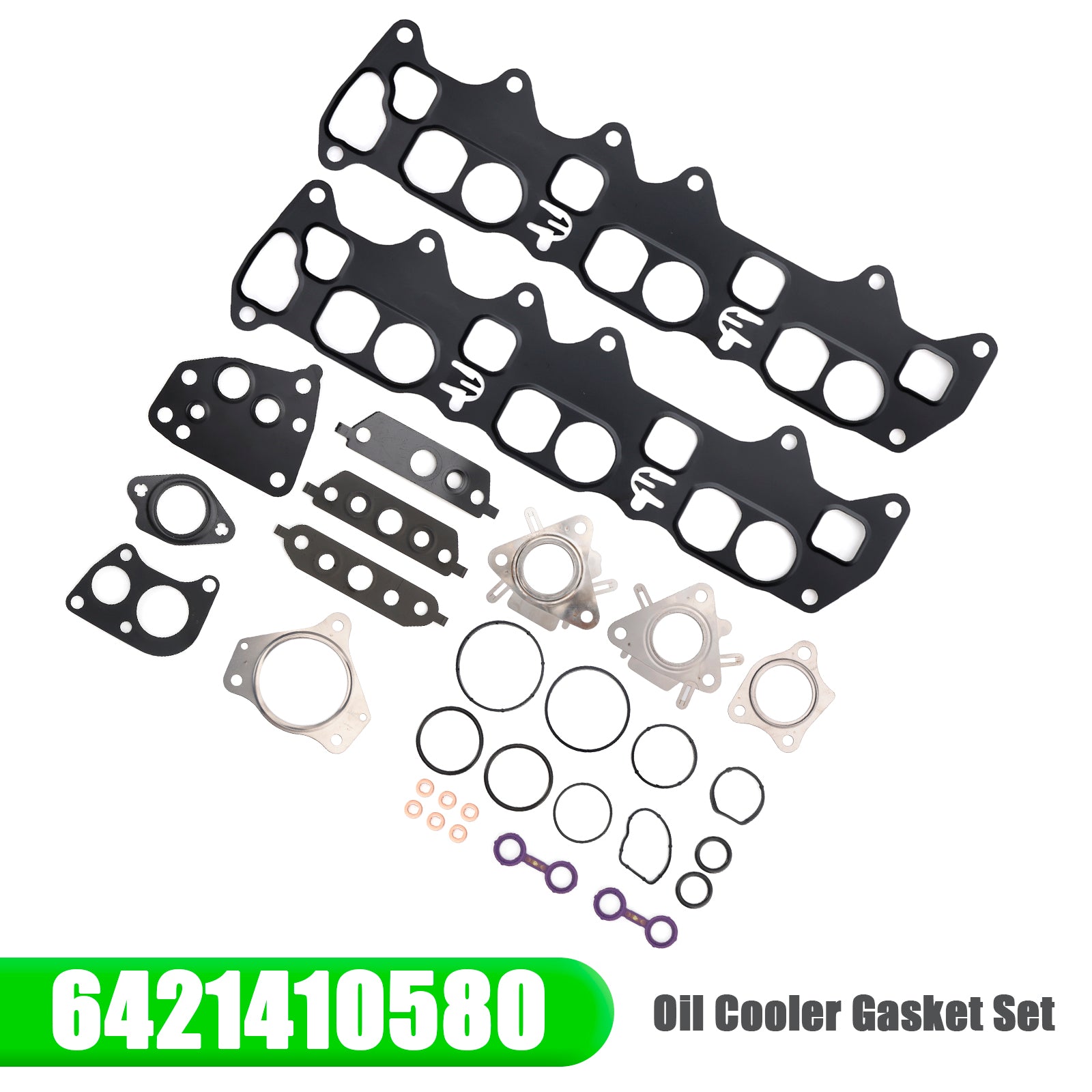 6421410580 Oil Cooler Gasket Set for Mercedes C-Class CLK CLS E-Class G-K